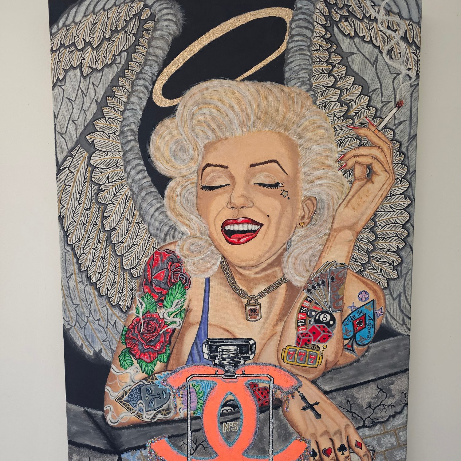 „Marilyn“ — Pop-Art — Acryl auf Leinwand